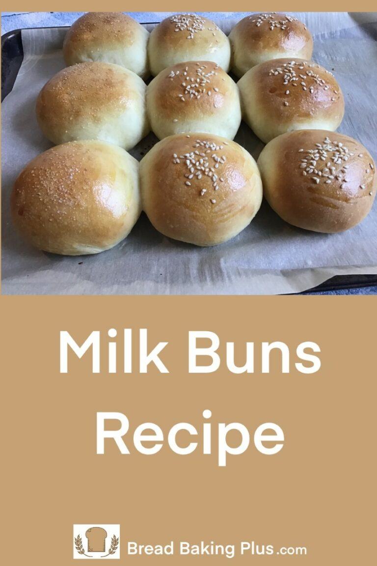 Milk Buns Recipe Bread Baking Plus