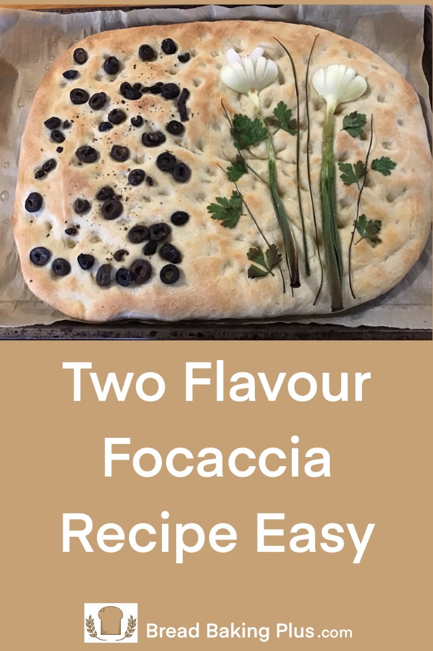 Two Flavour Focaccia Recipe Easy